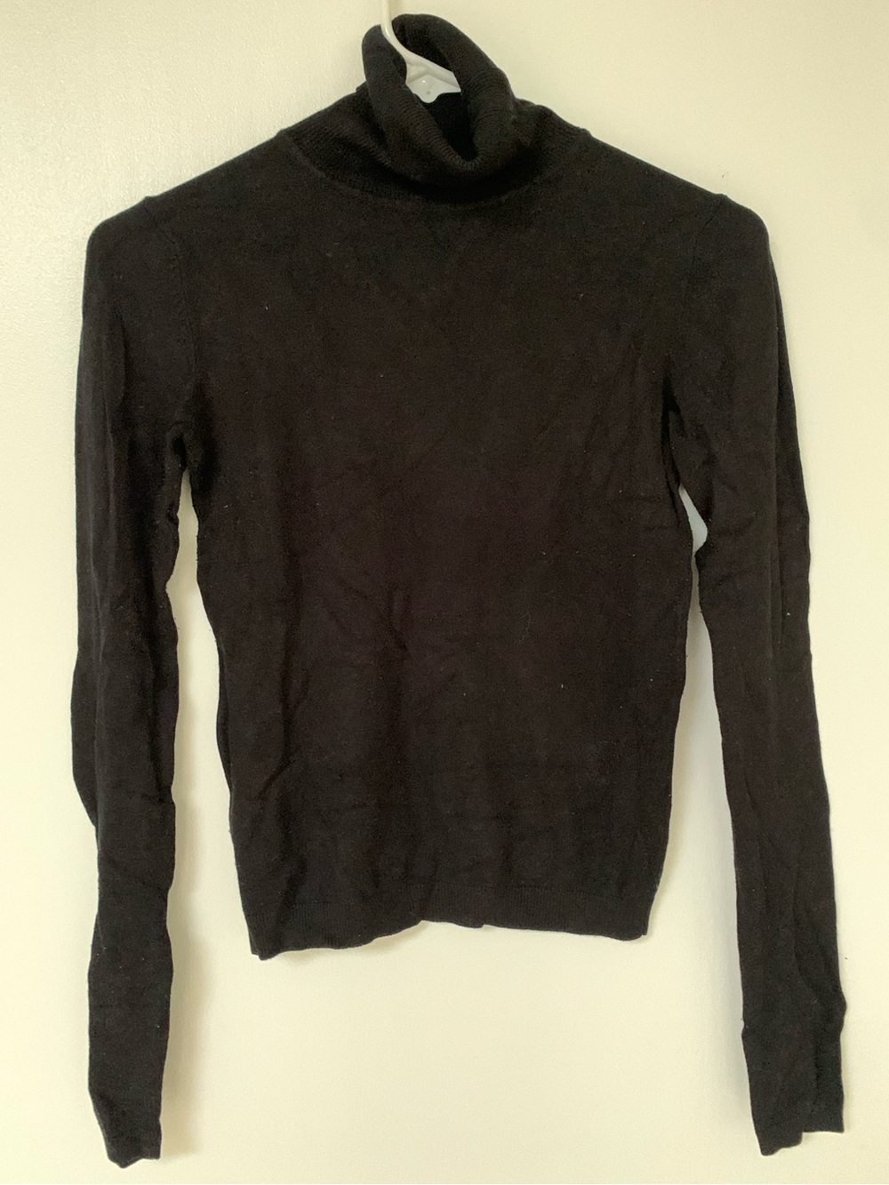 Pull&Bear Black Slim Turtleneck Sweater